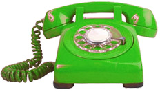 green telephone